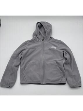 The North Face Toddler Fleece Hoodie Gray Size 4T